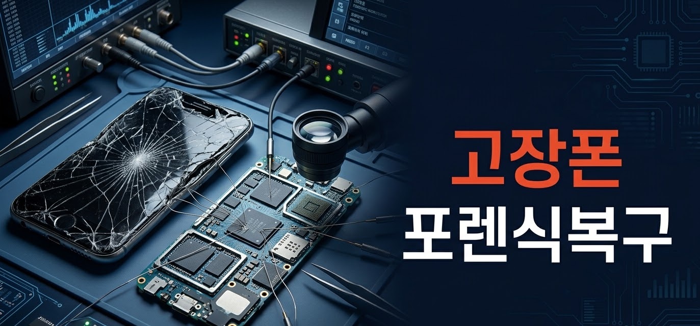 고장폰 포렌식복구